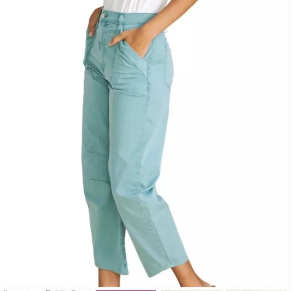 Veronica Beard Charlie Barrel Leg High Rise Pants - Picture 3 of 11
